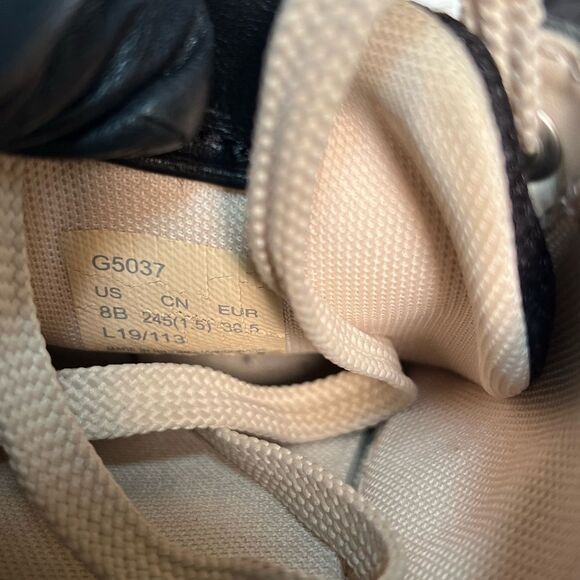 COACH Navy Lowline Signature Jacquard Lace Up Sneakers Shoes Women size 8 - Picture 10 of 10